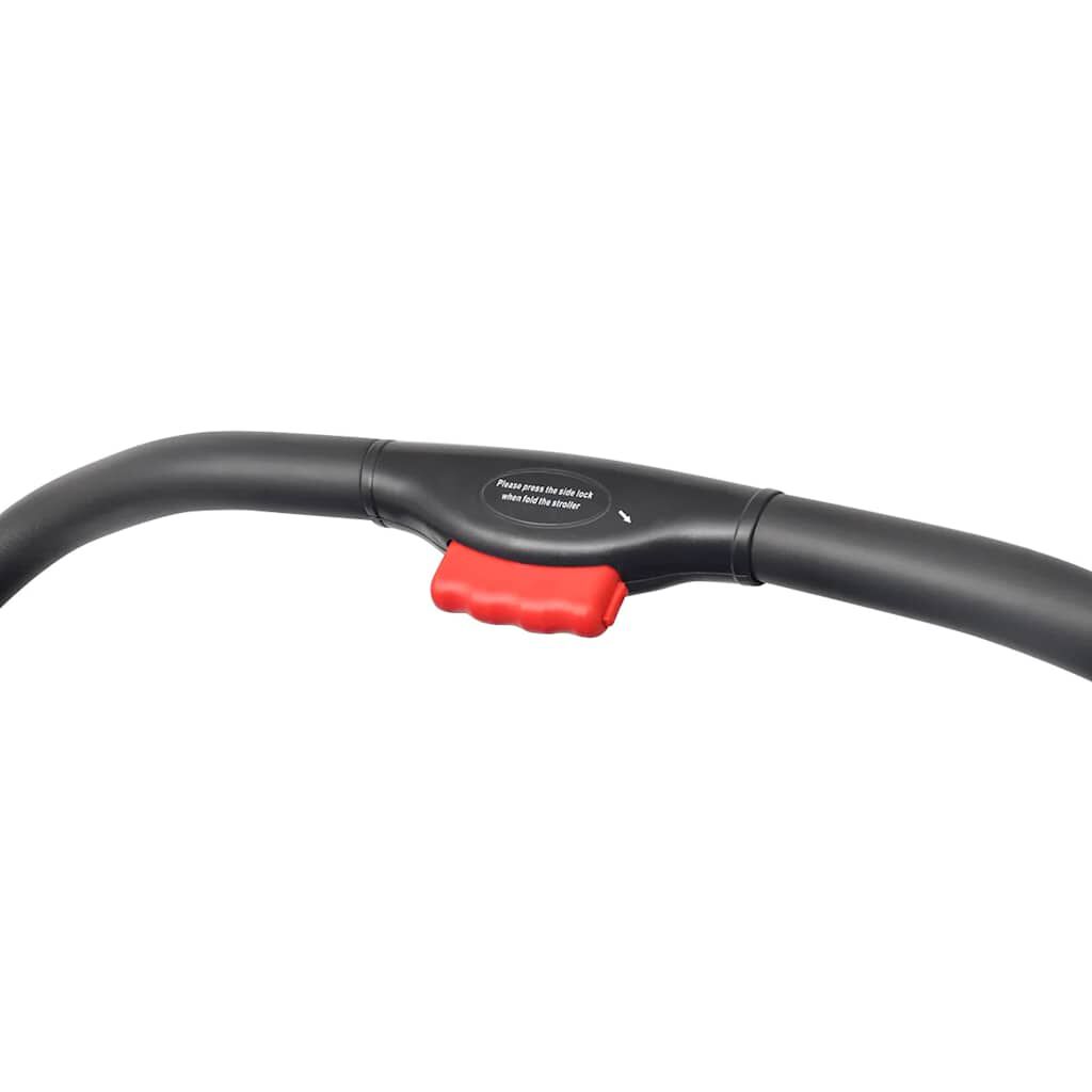 Poussette double pliable avec dossier réglable